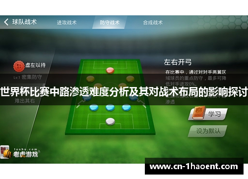 世界杯比赛中路渗透难度分析及其对战术布局的影响探讨 世界杯比赛中路渗透难度分析及其对战术布局的影响探讨